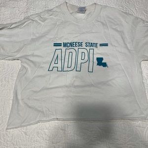 Alpha Dleta Pi cropped tee